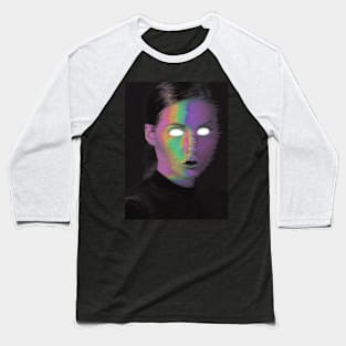 rainbow women in black Baseball T-Shirt